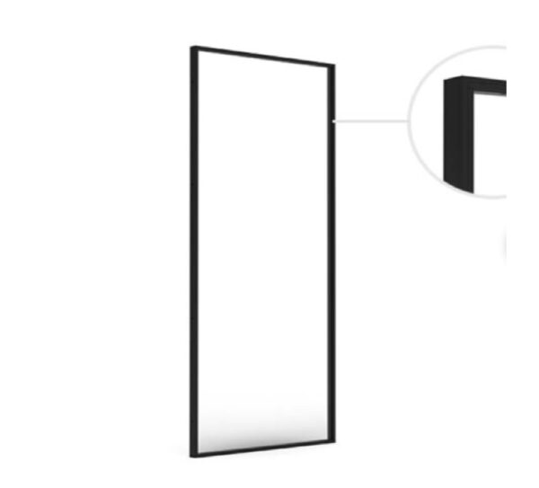 Aluvision Basic-55 window A8 frame 992x992 mm - blk