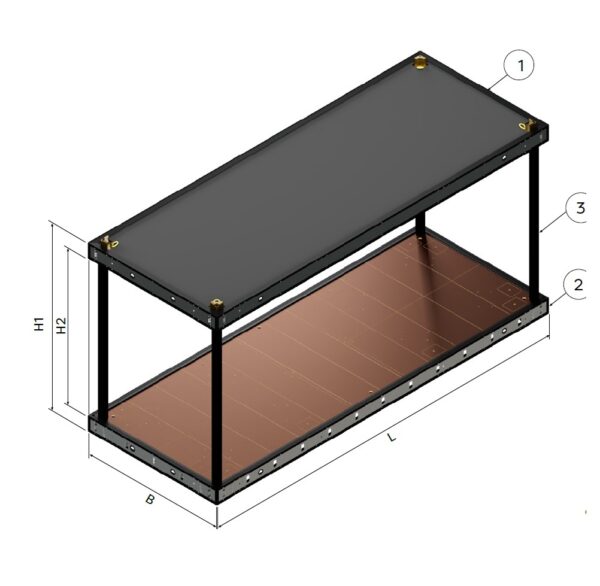 Aluvision FlexBox 6069x2349x3038mm