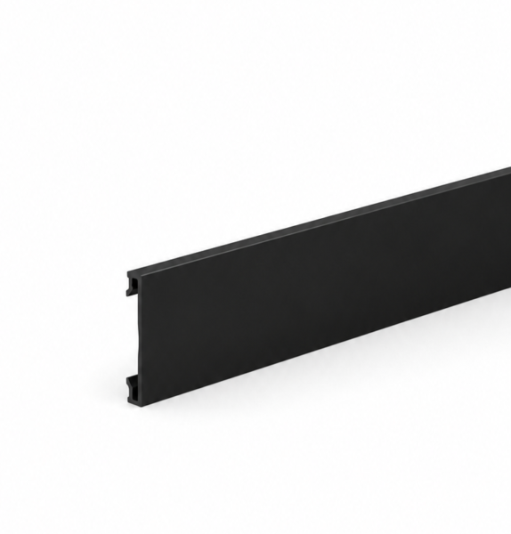 Aluvision Omni-55 cover flat profile 1488 mm (90-90) - blk