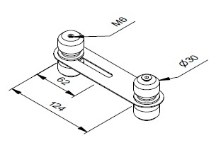 Aluvision connector 2P var LS double