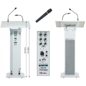 MONACOR ETS-840TXS Speaker Desk - imagine 1