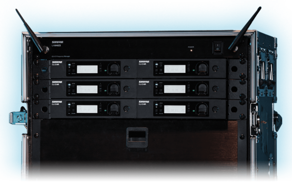 Shure QLXD Mic wireless rack SET
